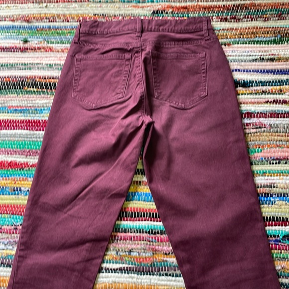 Ann Taylor LOFT Plum Cotton Pants-#1866 - Picture 10 of 12